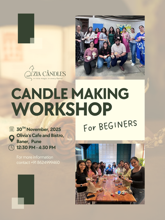 Candle Making Workshop in Pune | Learn Professional Candle Crafting Techniques (For Beginners)