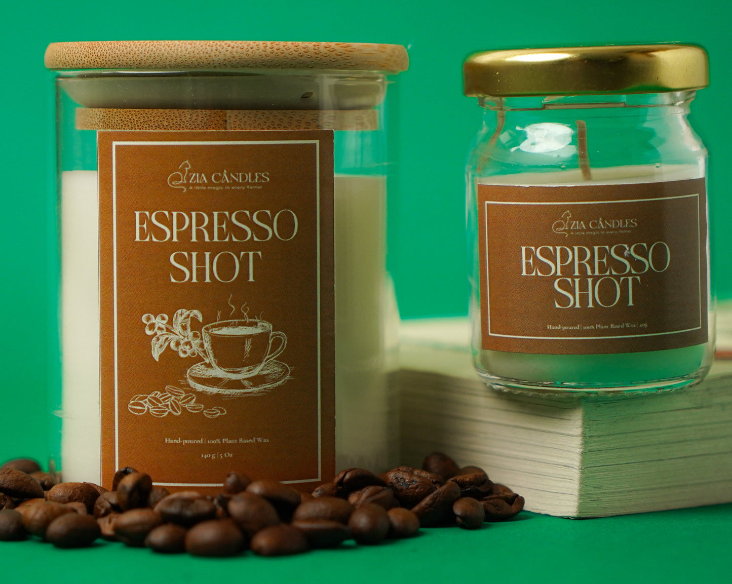 Espresso Shot Mini Scented Jar Candle