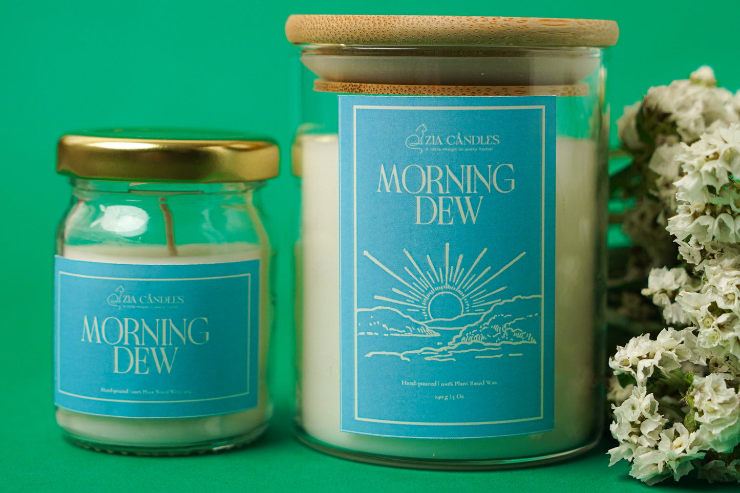 Morning Dew Mini Scented Jar Candle