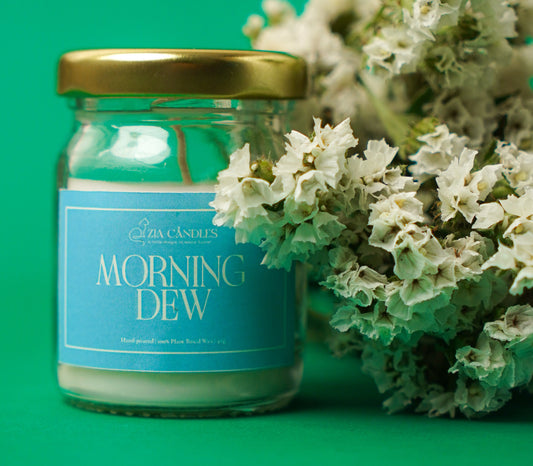 Morning Dew Mini Scented Jar Candle