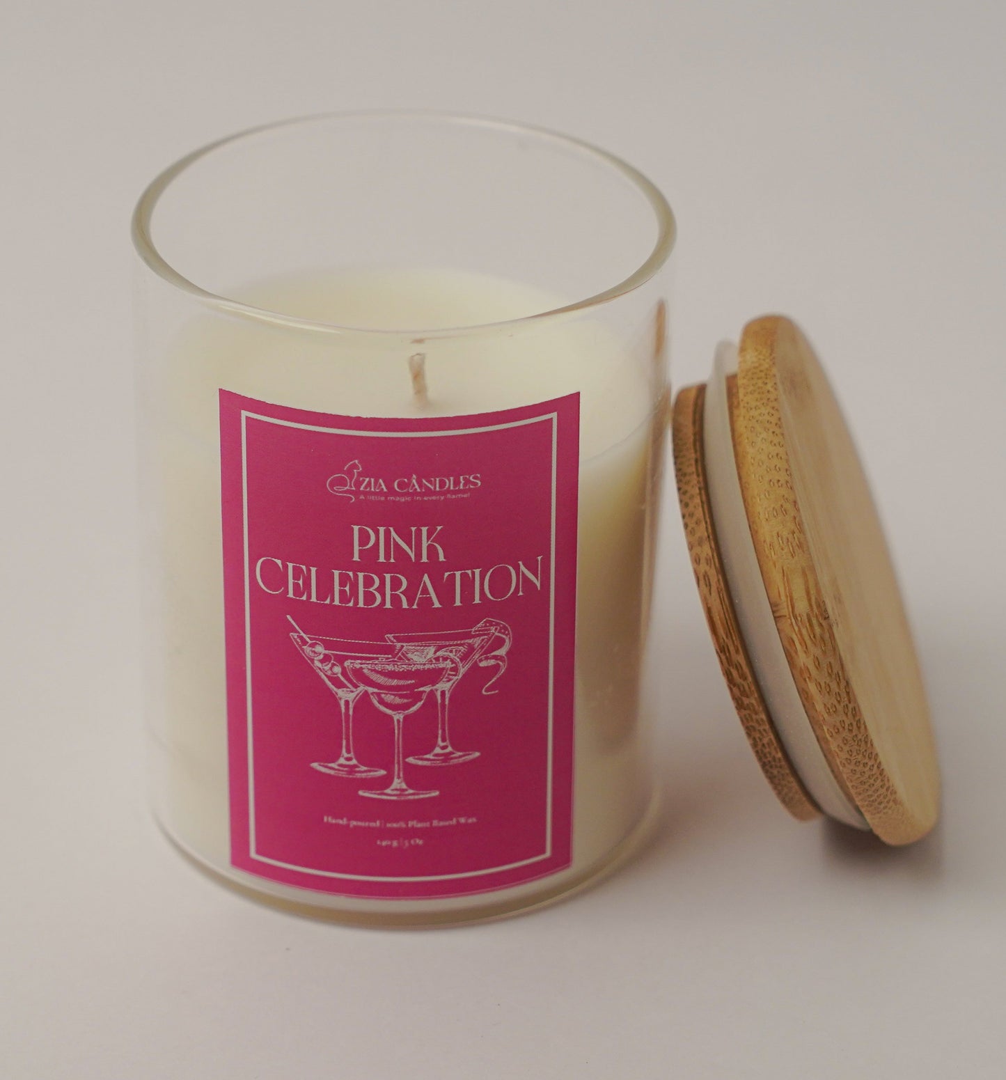 Pink Celebration Scented Jar Candle