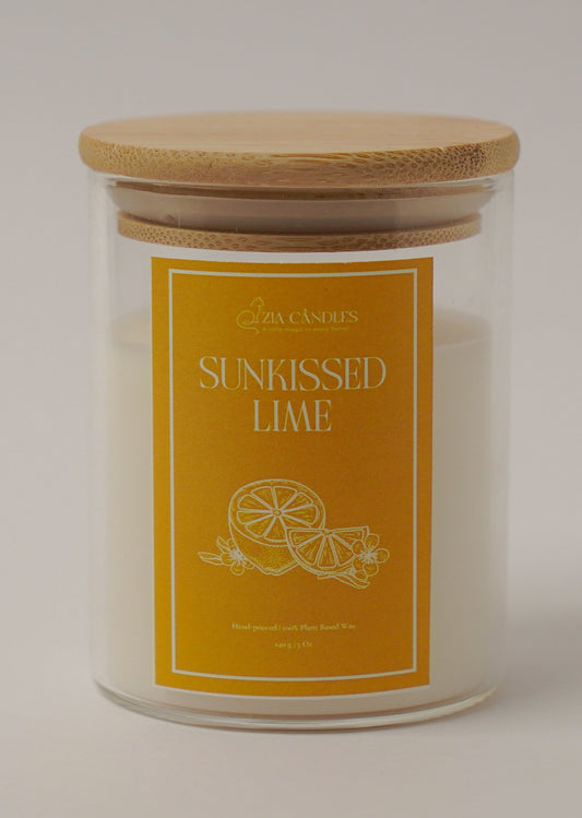 Sunkissed Lime Scented Jar Candle