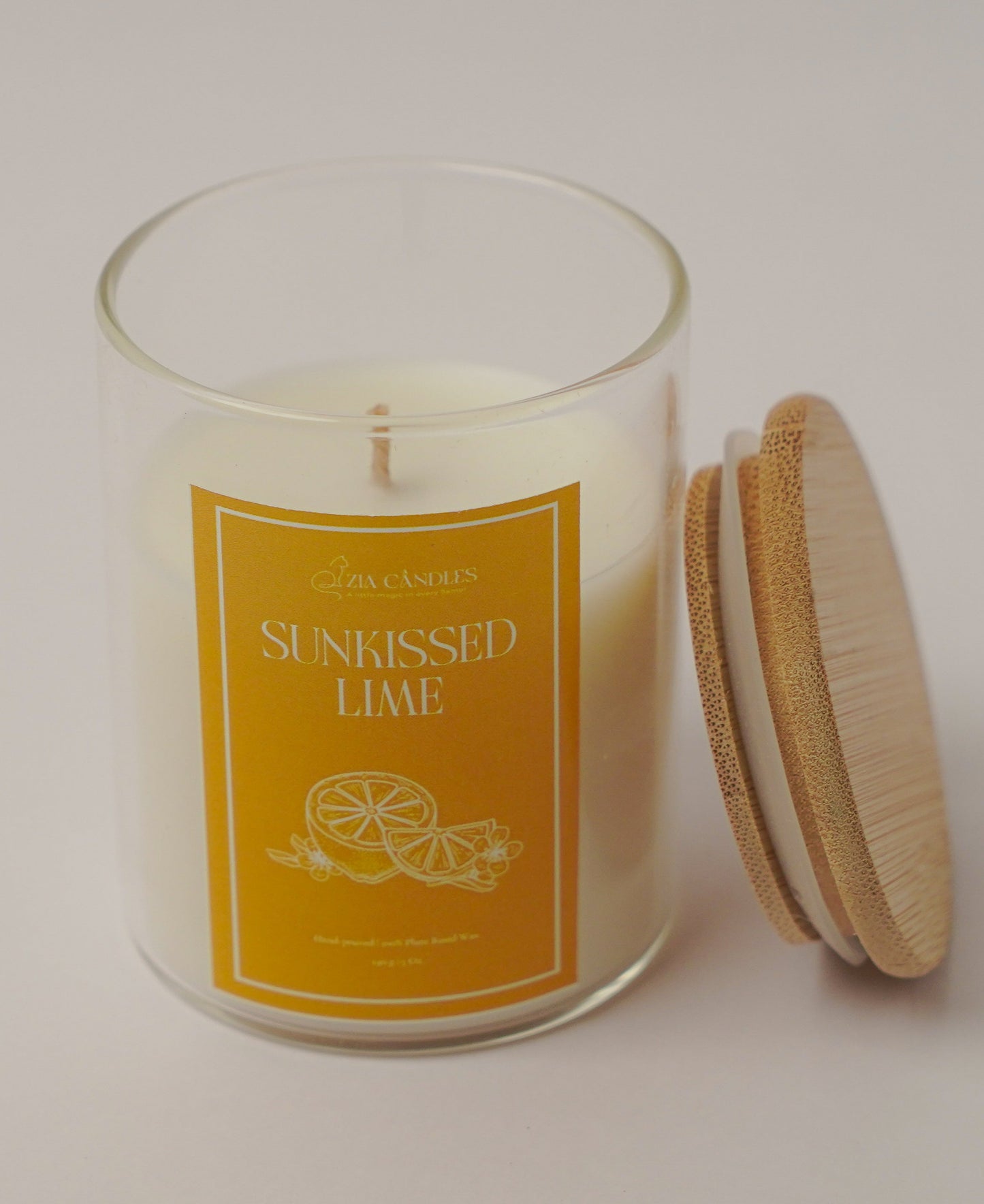 Sunkissed Lime Scented Jar Candle