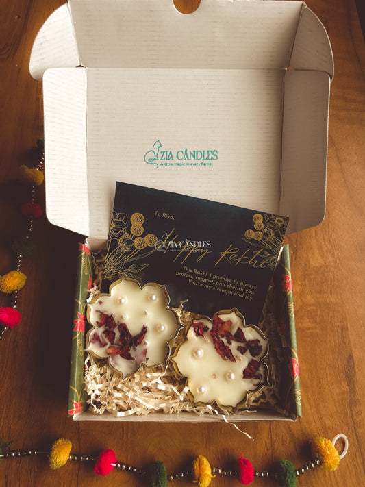 Urli candles with pearls and hamper