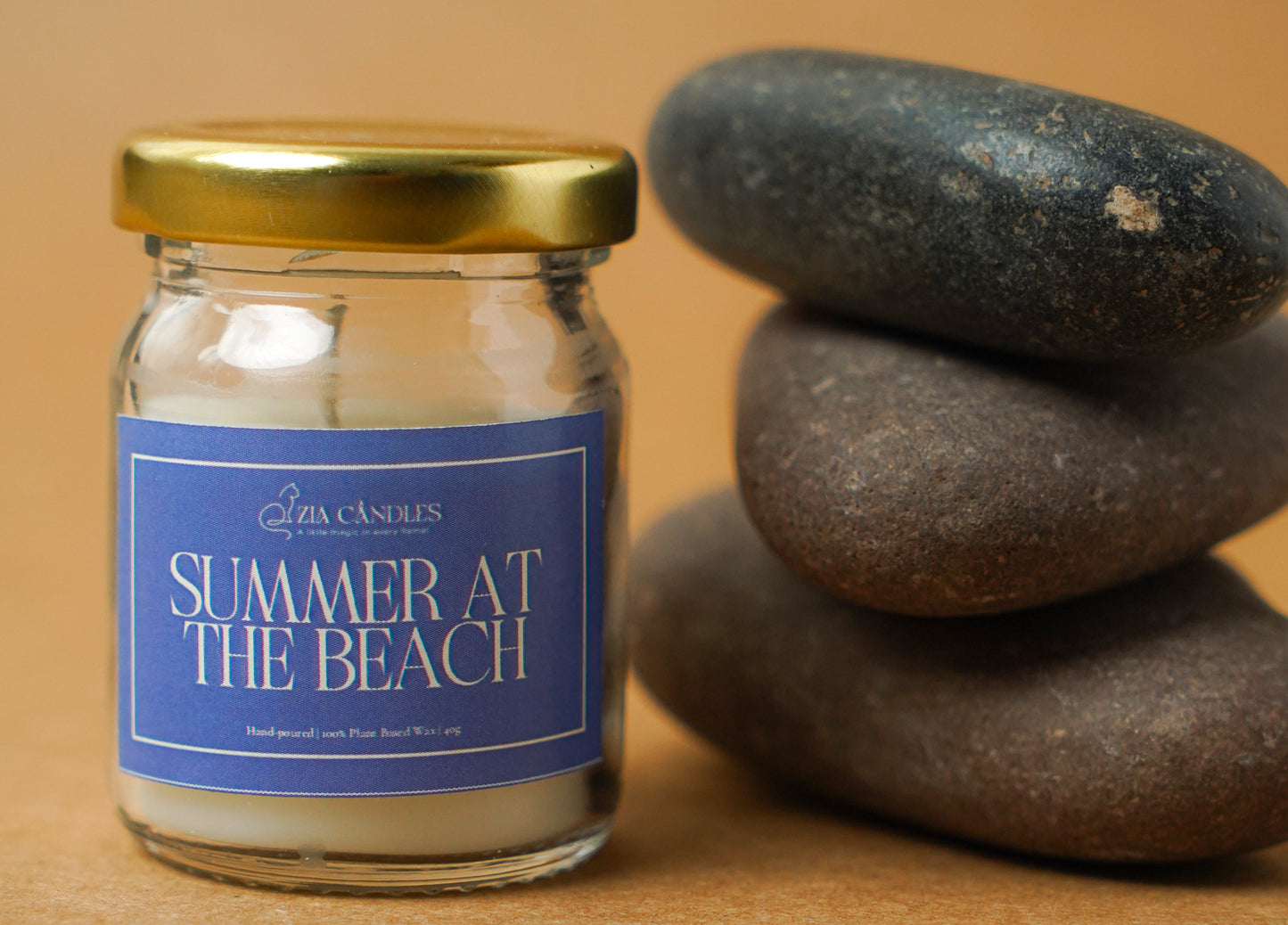 Summer at the Beach Mini Scented Jar Candle