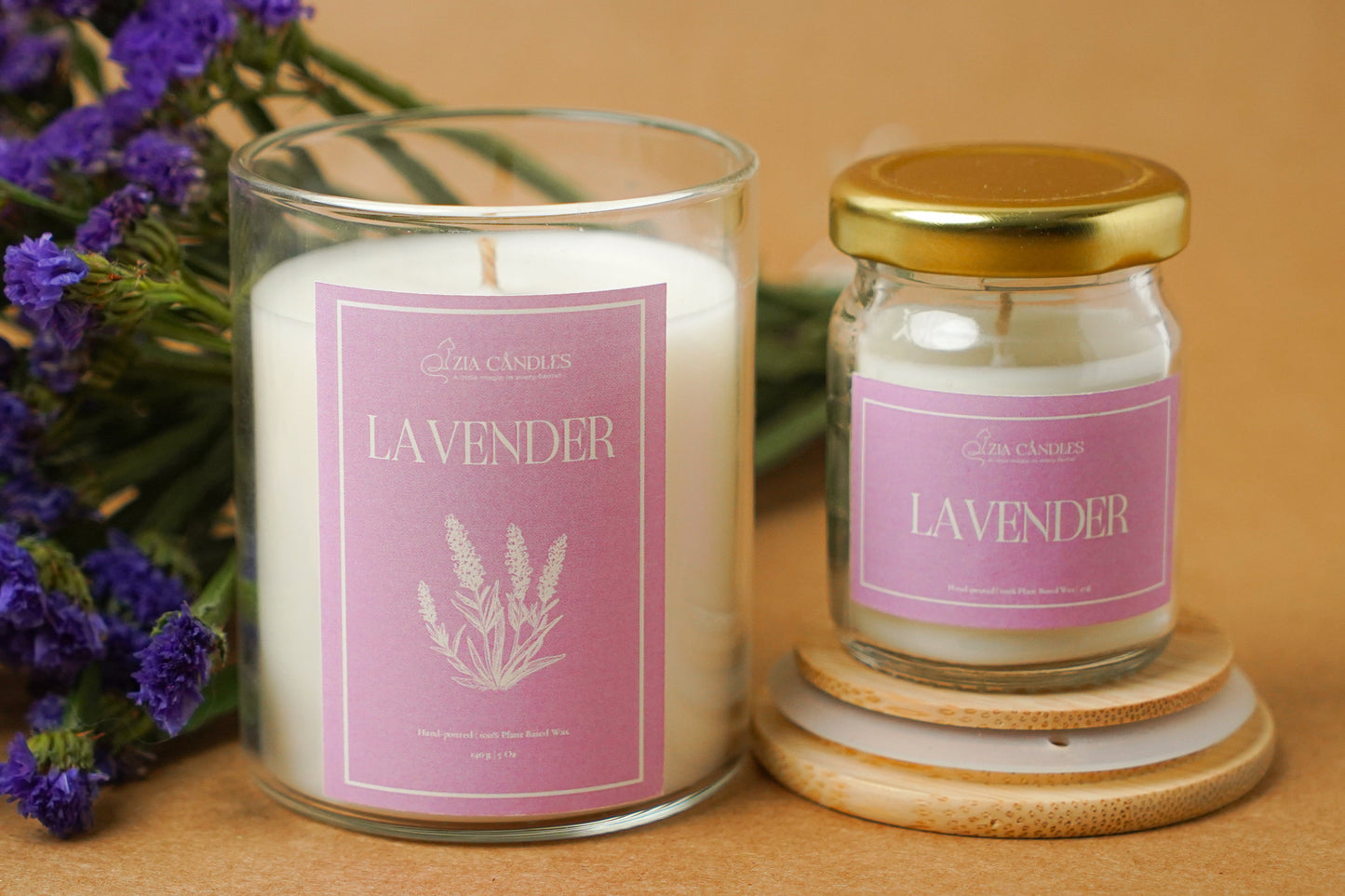 Lavender Mini Scented Jar Candle
