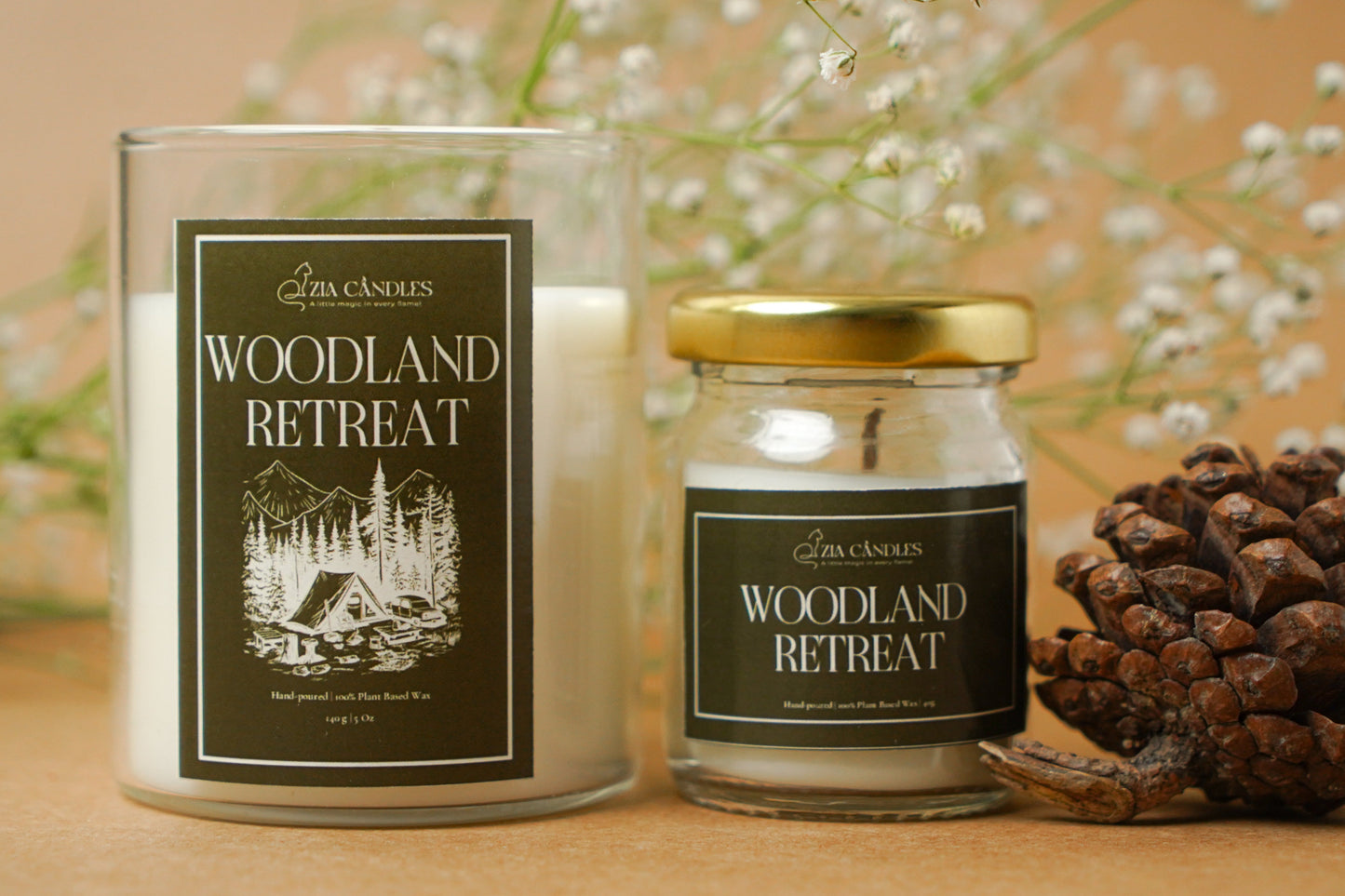 Woodland Retreat Mini Scented Jar Candle