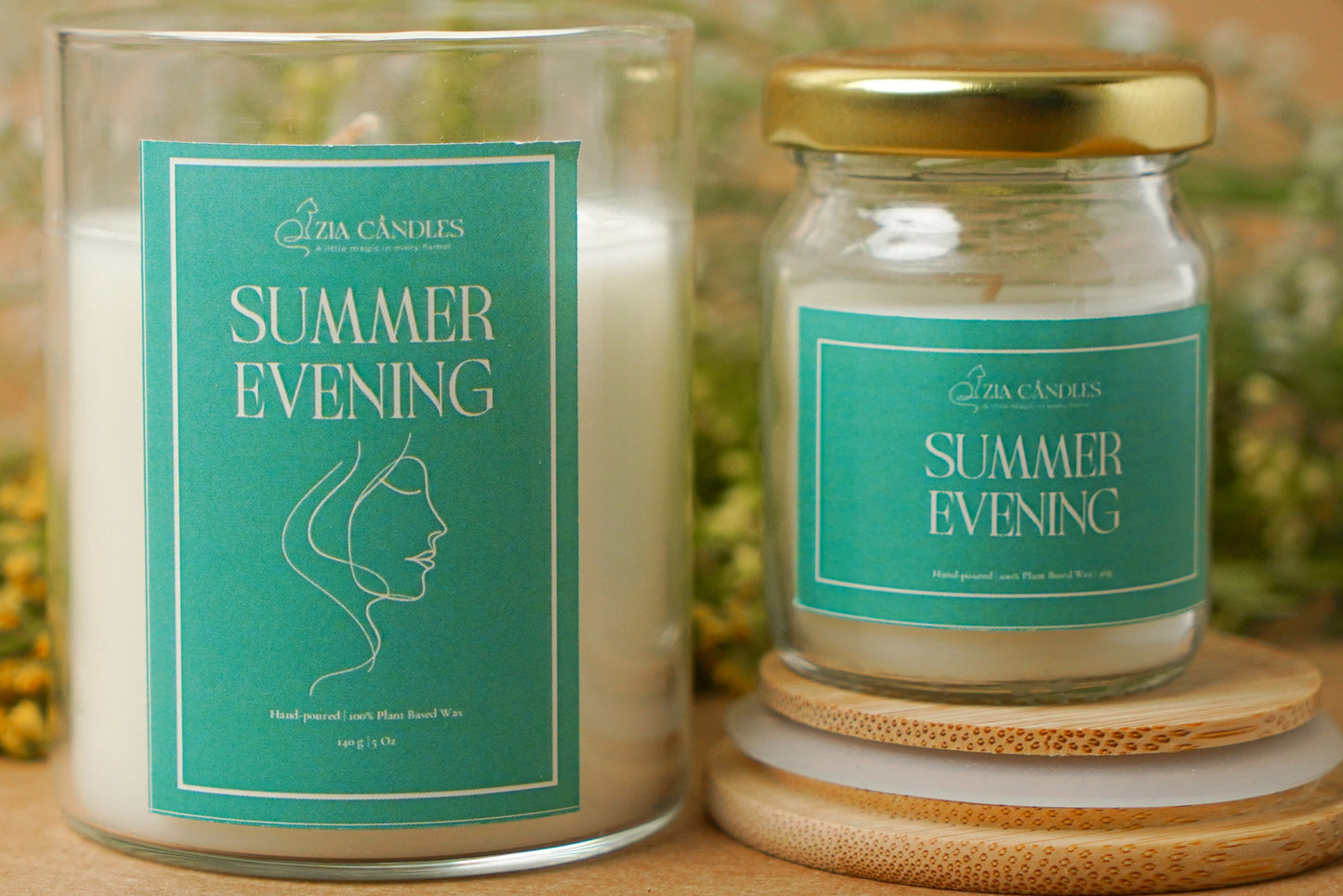 Summer Evening Mini Scented Jar Candle