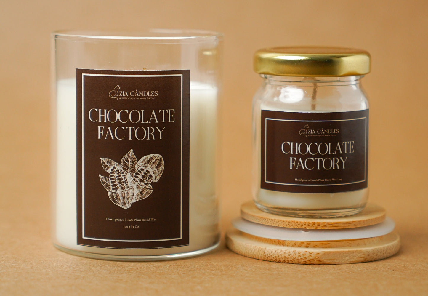 Chocolate Factory Mini Scented Jar Candle