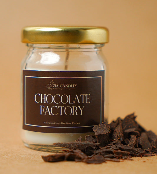 Chocolate Factory Mini Scented Jar Candle
