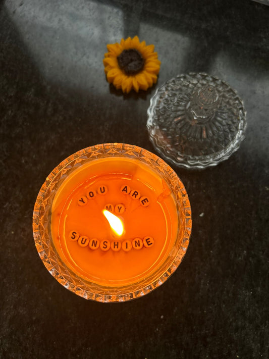 Secret message candle