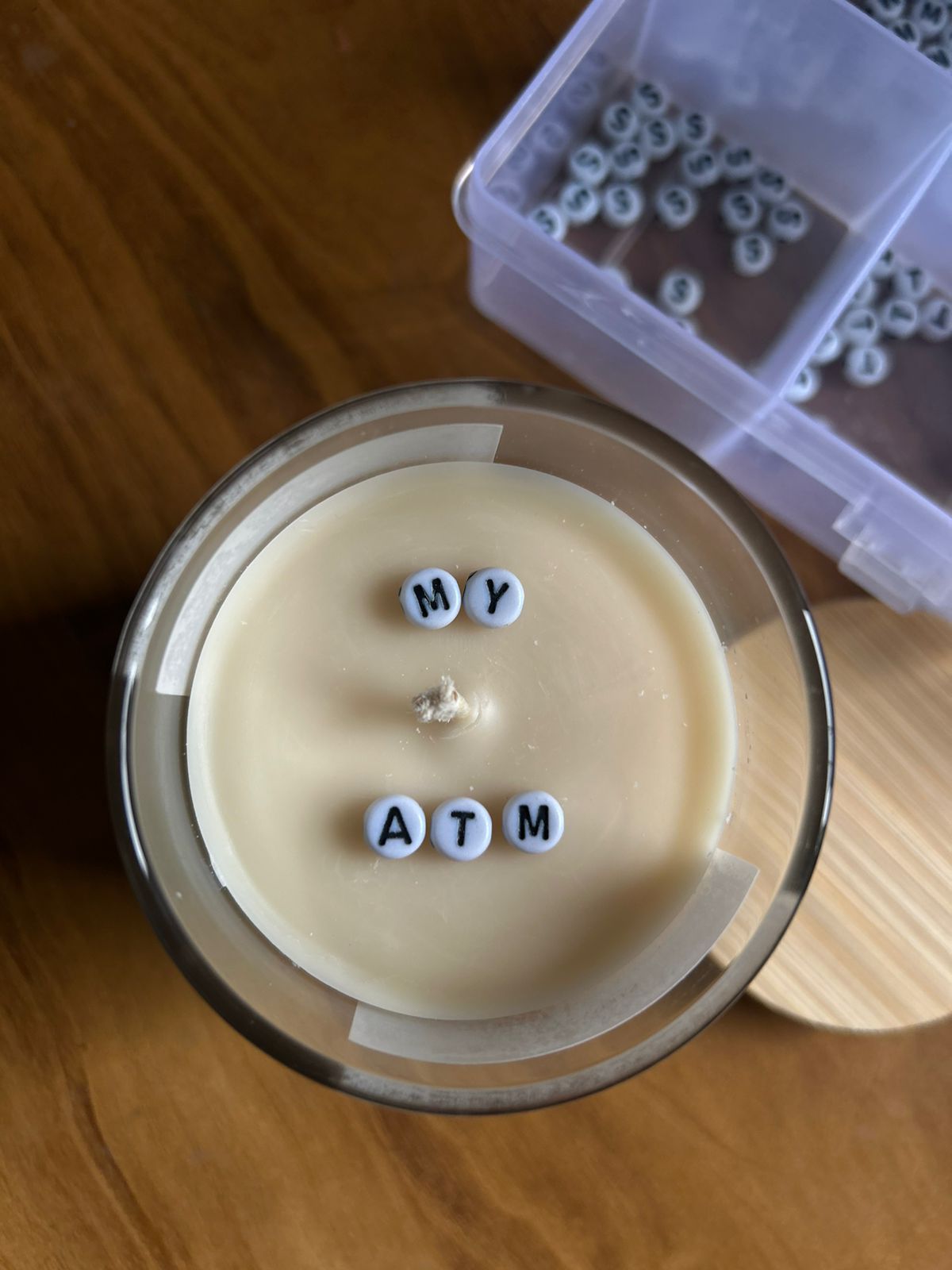 Personalized Father's Day Candle - Secret Message