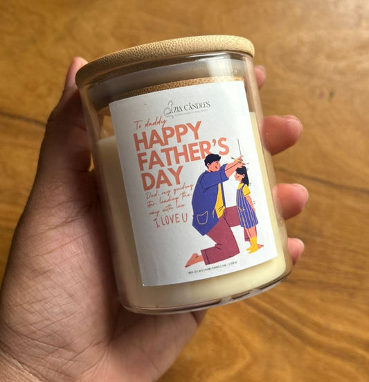 Personalized Father's Day Candle - Secret Message