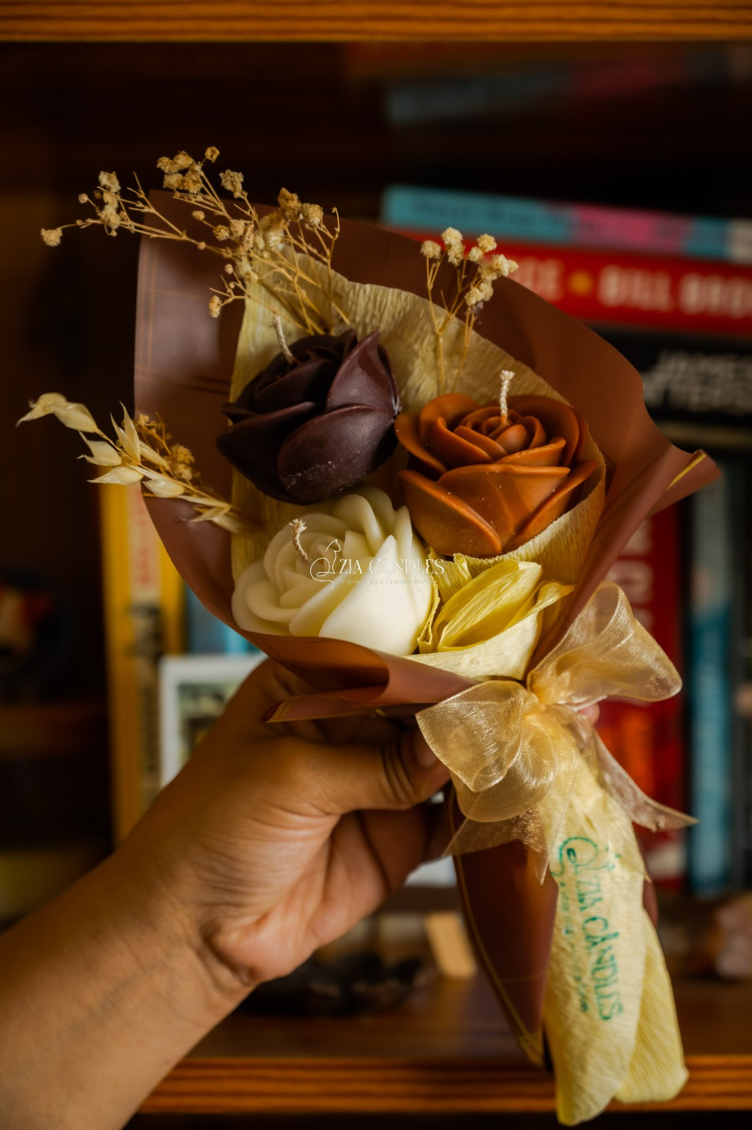 Rose Candle Bouquet