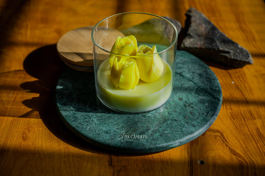 Soft Tulip Scented Jar Candle