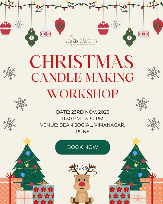 Christmas Candle Making Workshop in Pune | Festive Candle Crafting Class for Beginners